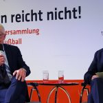 Dr. Rauball (DFL), Marcel Reif (Foto Joachim Puls)
