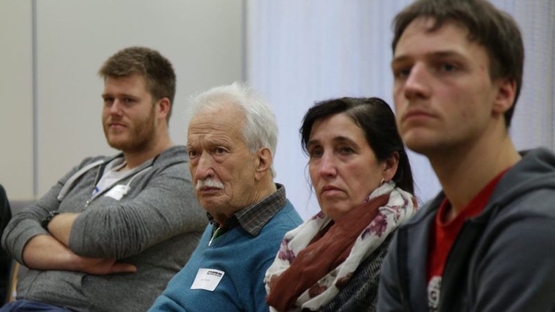 Zeitzeuge Ernst Grube (Foto Adriana Jäger)