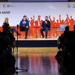 Podium Auswertung der Panels (Foto Joachim Puls)