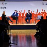 Podium Auswertung der Panels (Foto Joachim Puls)